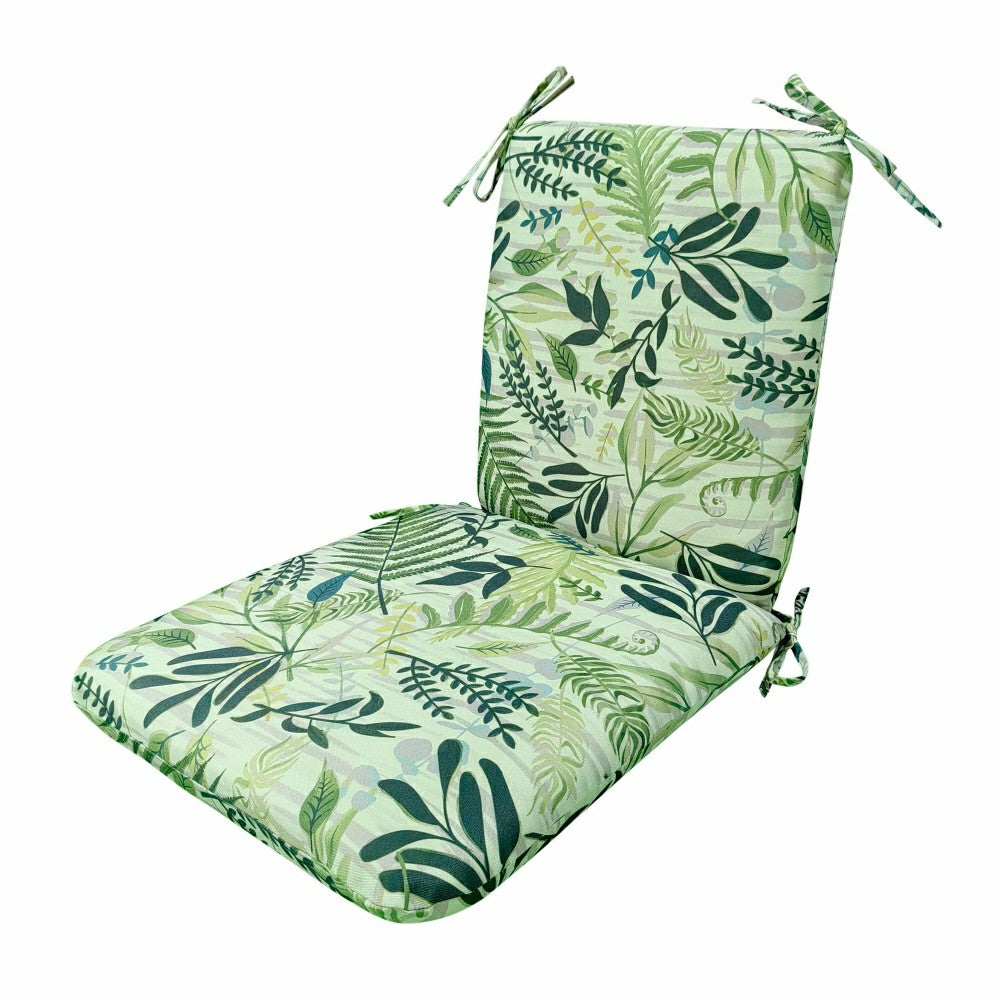 Plow & Hearth Classic Rocking Chair Cushion with Ties
