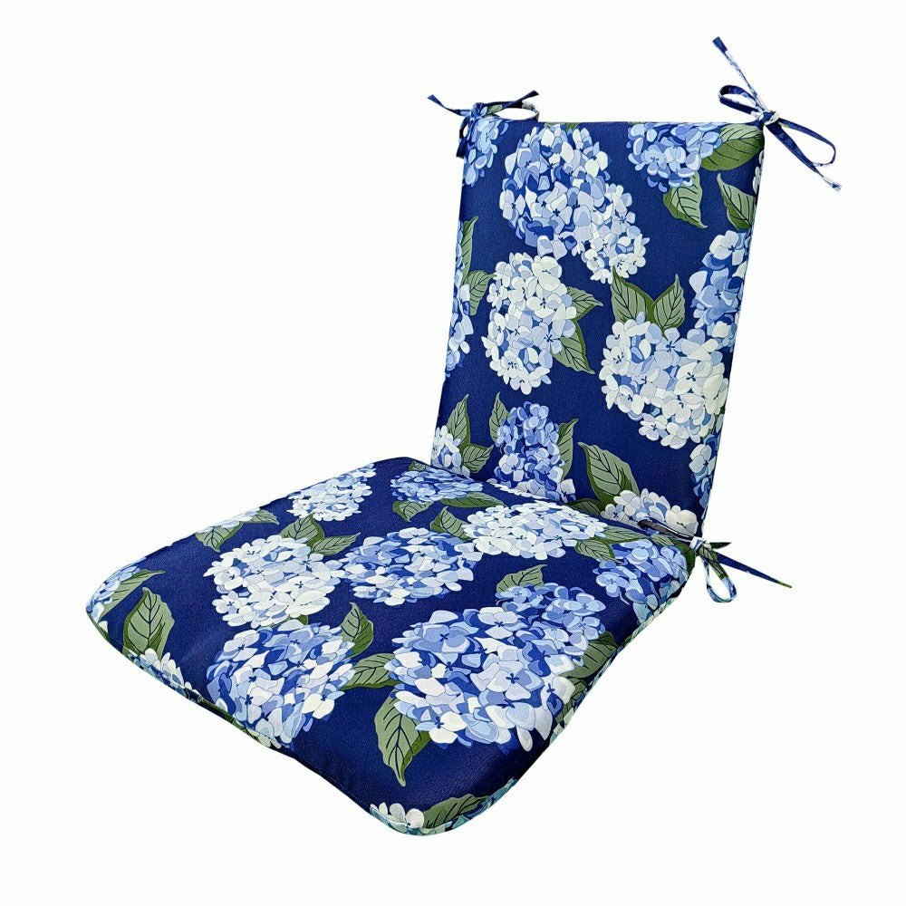Plow & Hearth Classic Rocking Chair Cushion with Ties