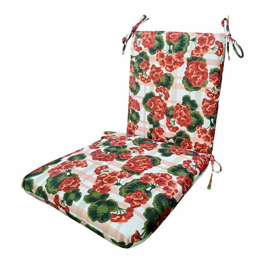 Plow & Hearth Classic Rocking Chair Cushion with Ties