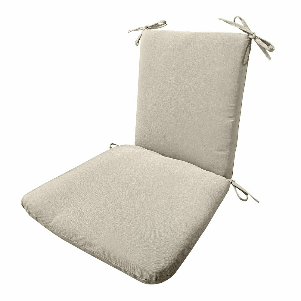 Plow & Hearth Classic Rocking Chair Cushion with Ties
