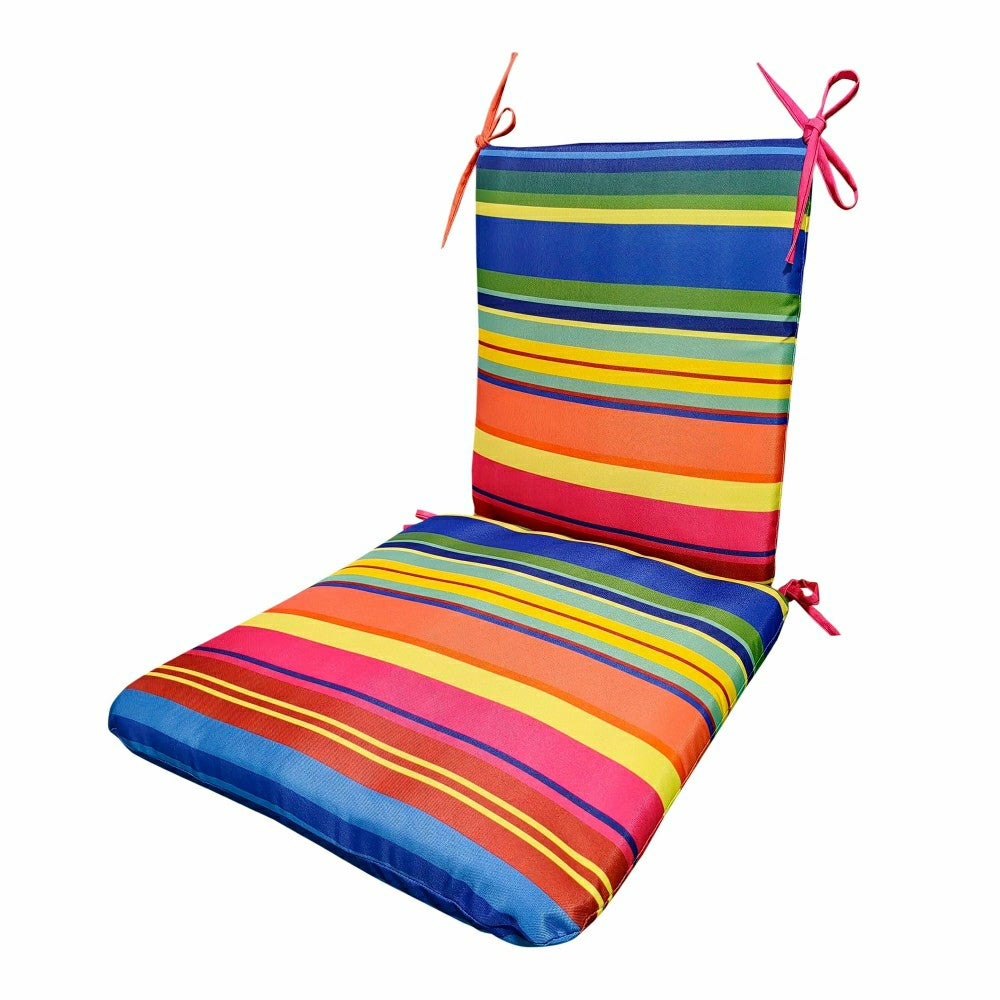 Plow & Hearth Classic Rocking Chair Cushion with Ties