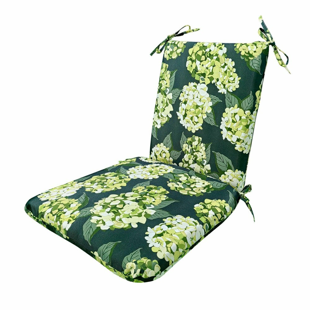 Plow & Hearth Classic Rocking Chair Cushion with Ties