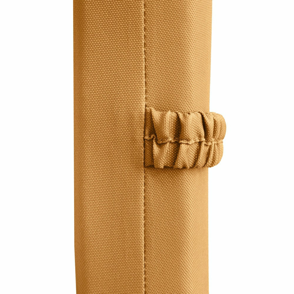 Plow & Hearth Outdoor Polypropylene Lounger Cushion 22"x73", Mustard