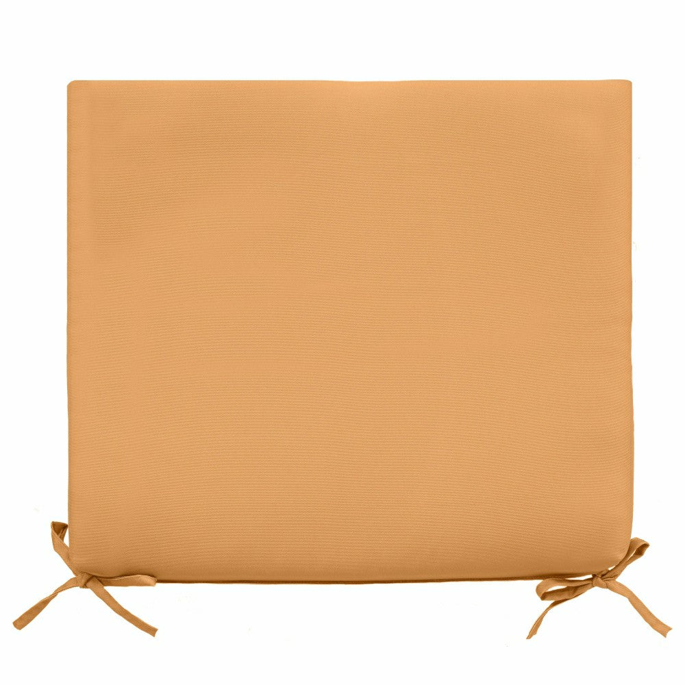 Plow & Hearth Outdoor Polypropylene Arm Chair Cushion 18"x19", Mustard