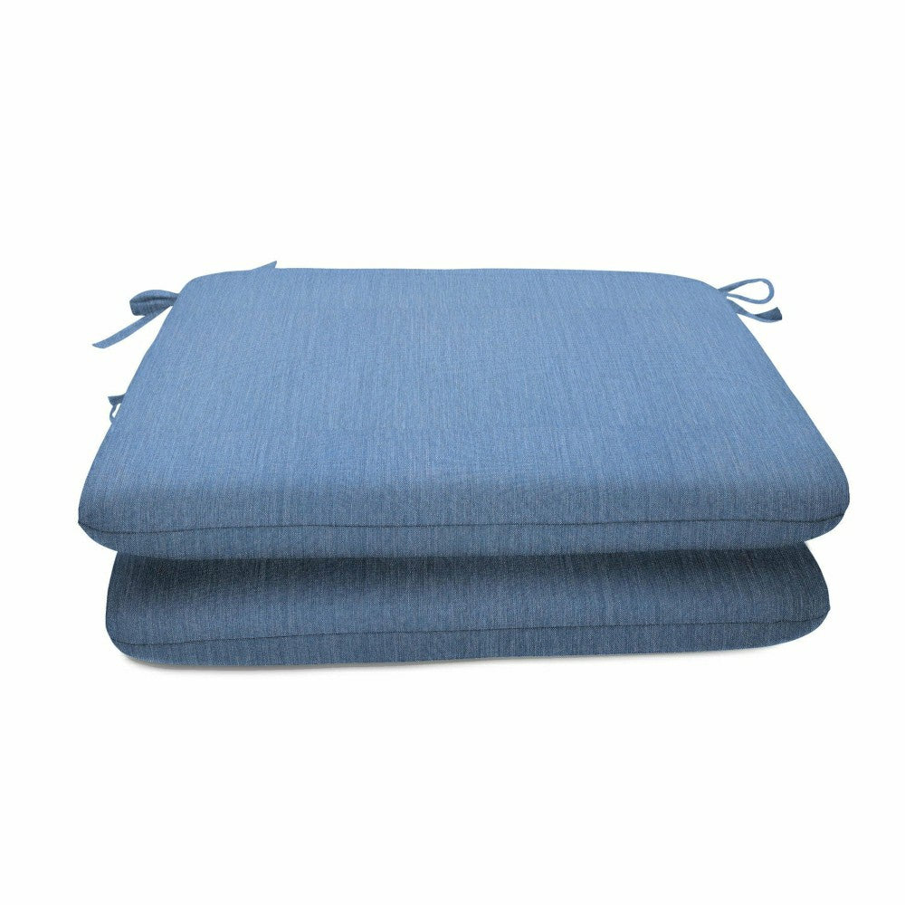 Plow & Hearth Sunbrella Premium Chair Cushion with Ties