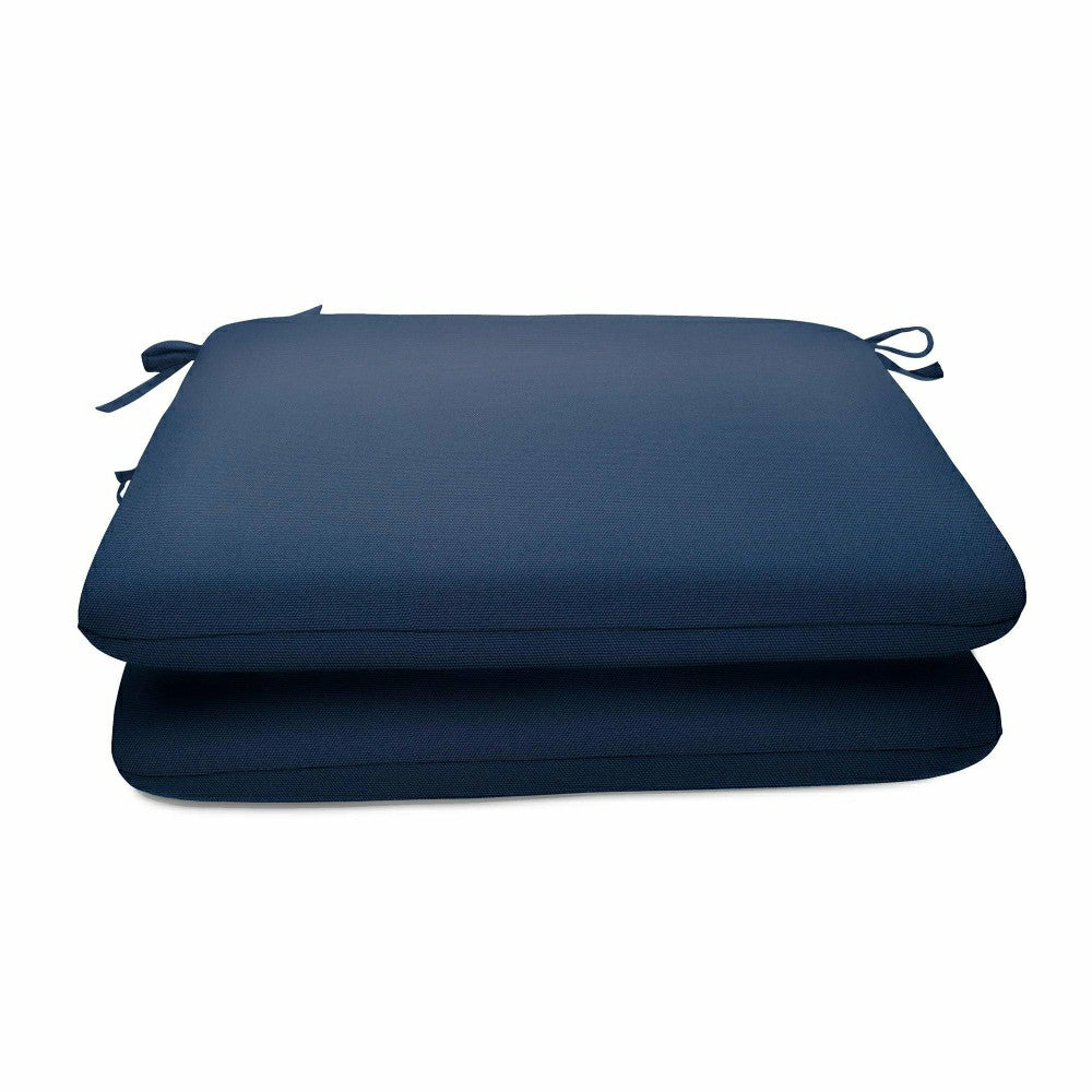 Plow & Hearth Sunbrella Premium Chair Cushion with Ties