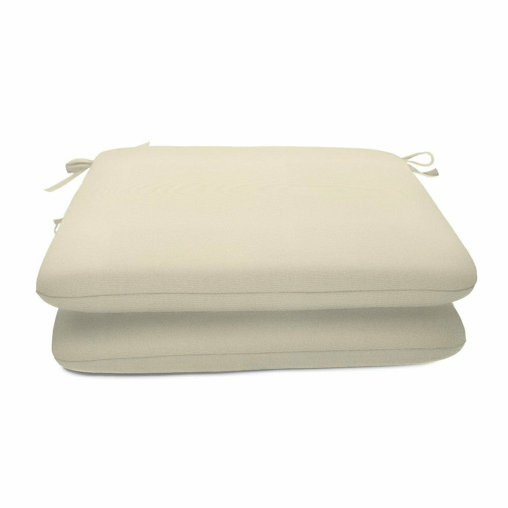 Plow & Hearth Sunbrella Premium Chair Cushion with Ties