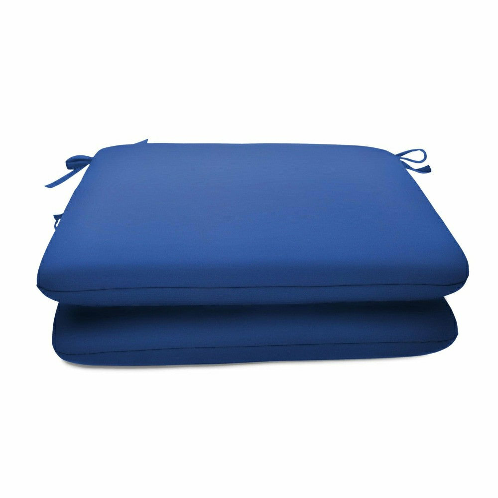 Plow & Hearth Sunbrella Premium Chair Cushion with Ties