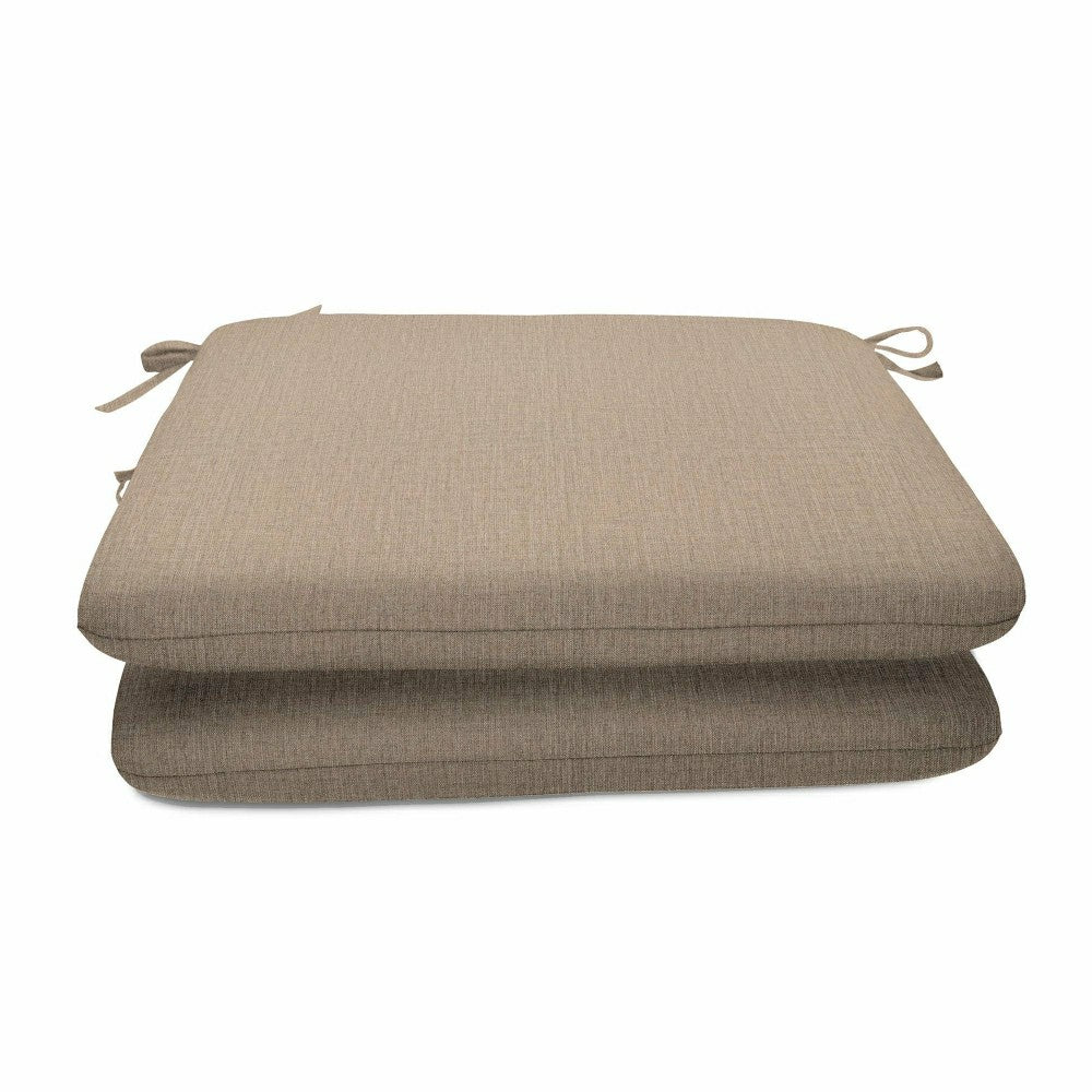 Plow & Hearth Sunbrella Premium Chair Cushion with Ties