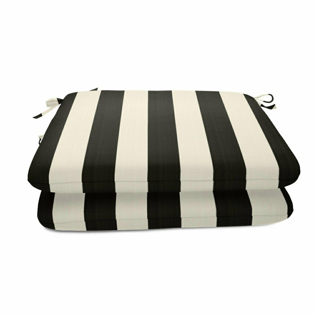 Plow & Hearth Sunbrella Premium Chair Cushion with Ties