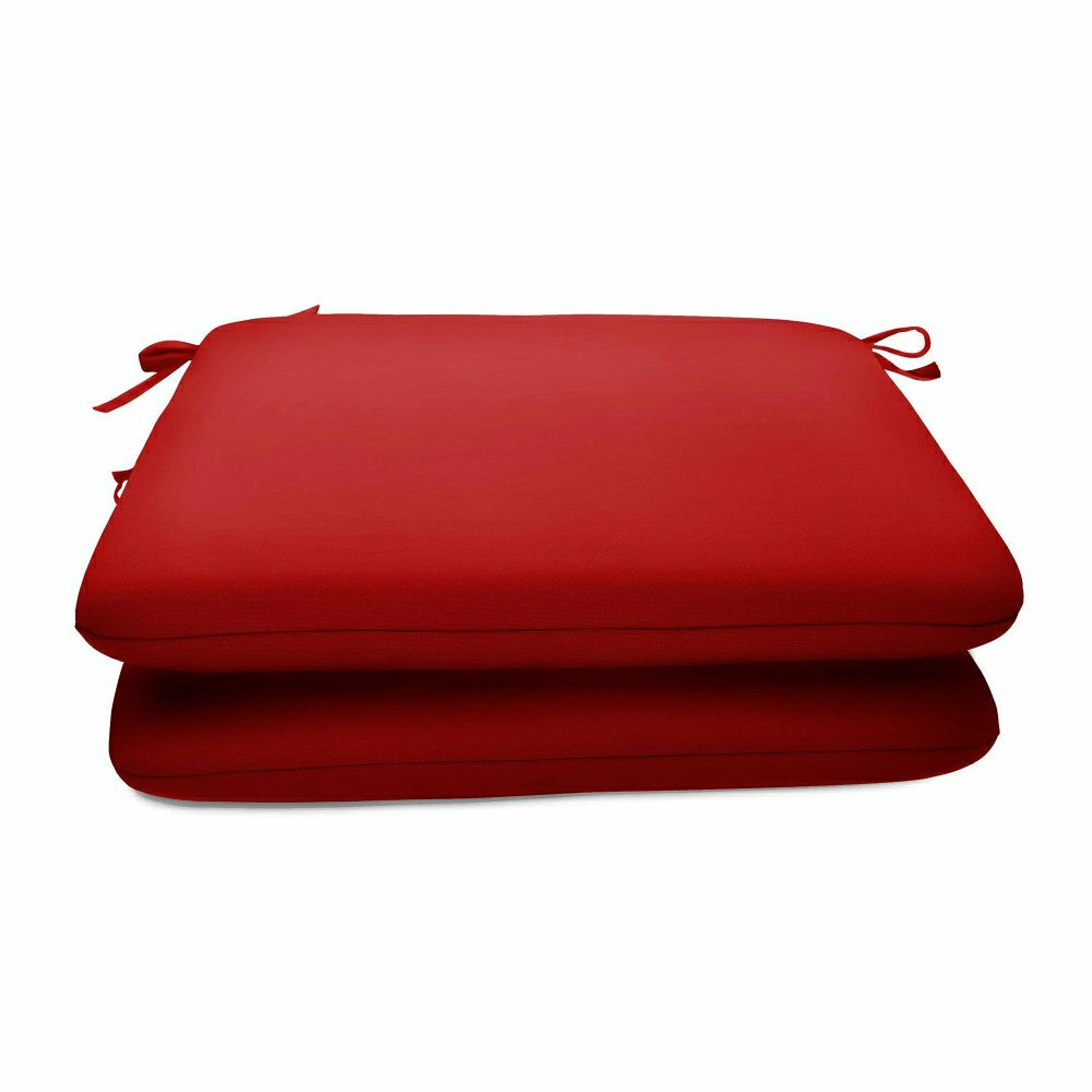 Plow & Hearth Sunbrella Premium Chair Cushion with Ties