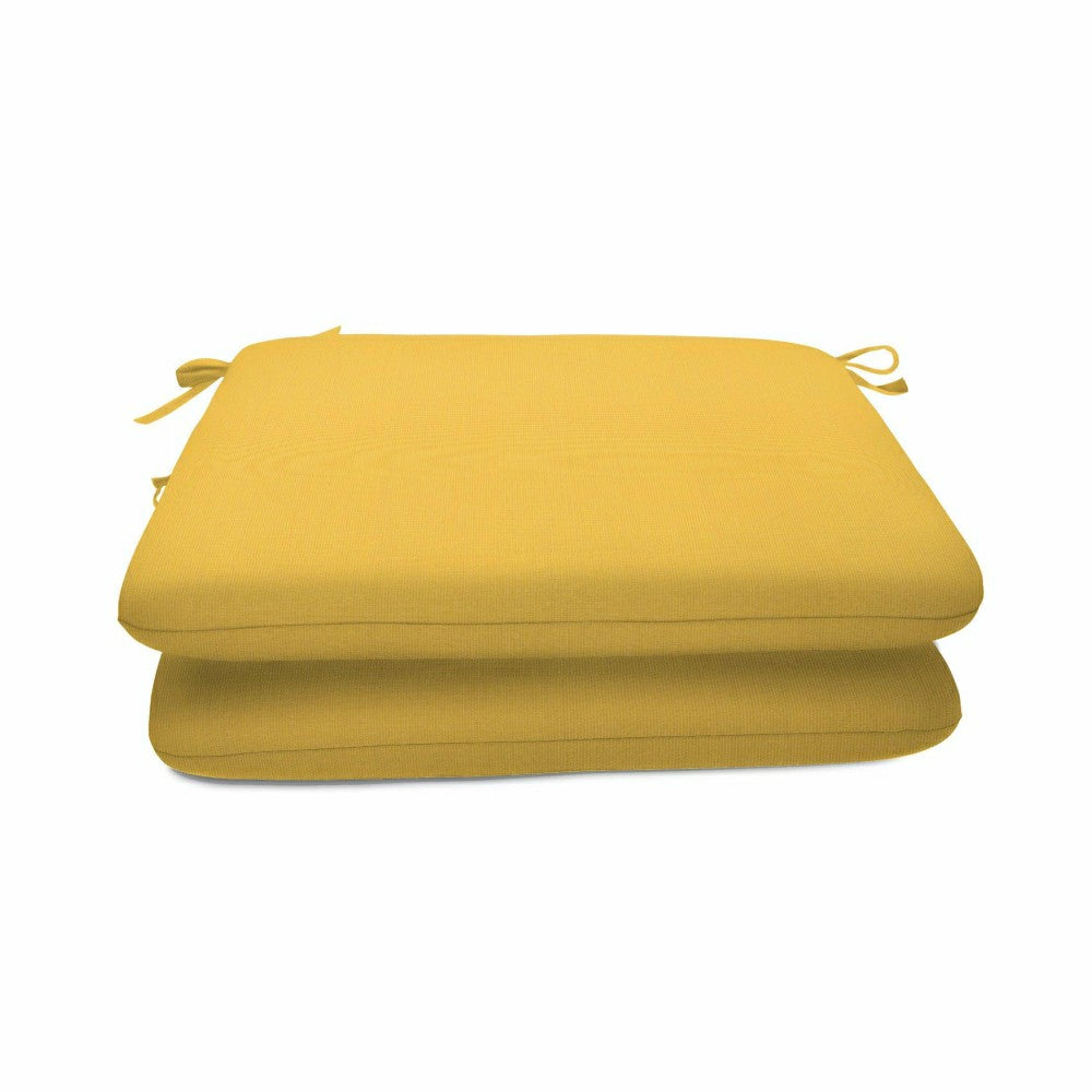 Plow & Hearth Sunbrella Premium Chair Cushion with Ties