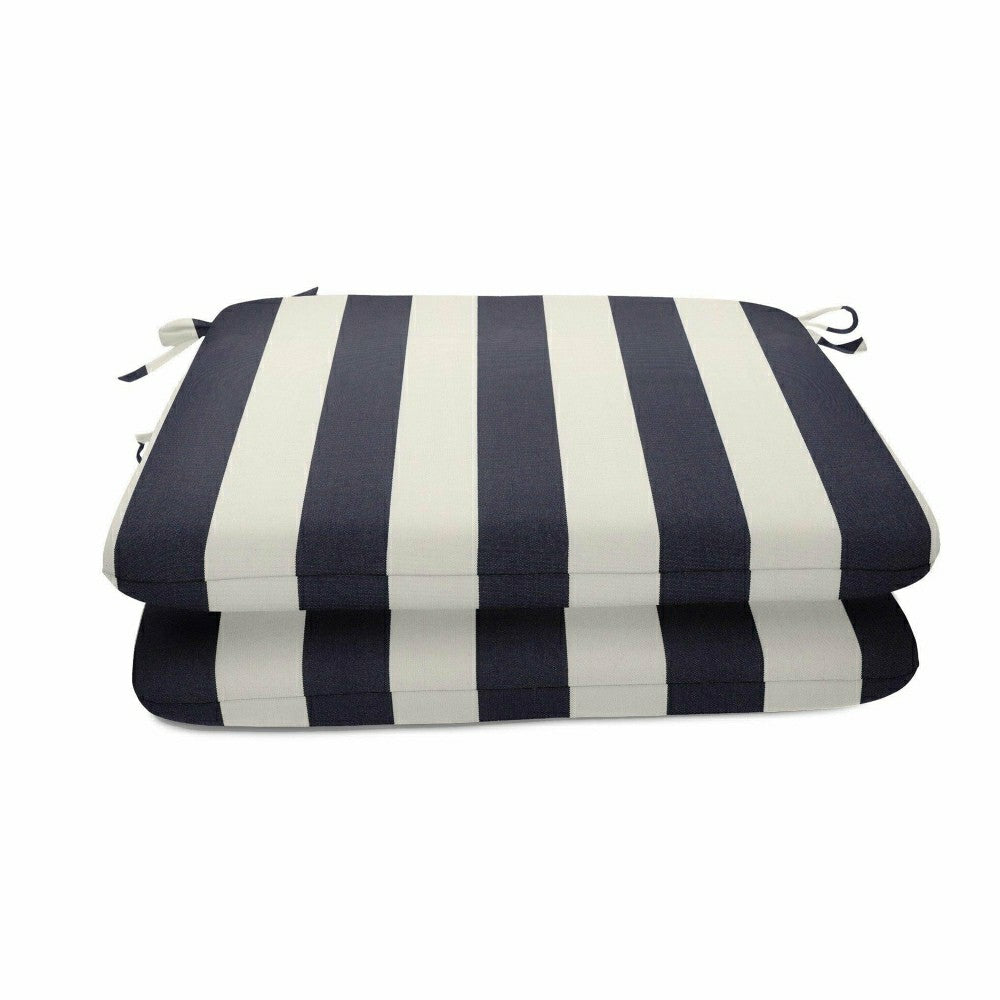 Plow & Hearth Sunbrella Premium Chair Cushion with Ties