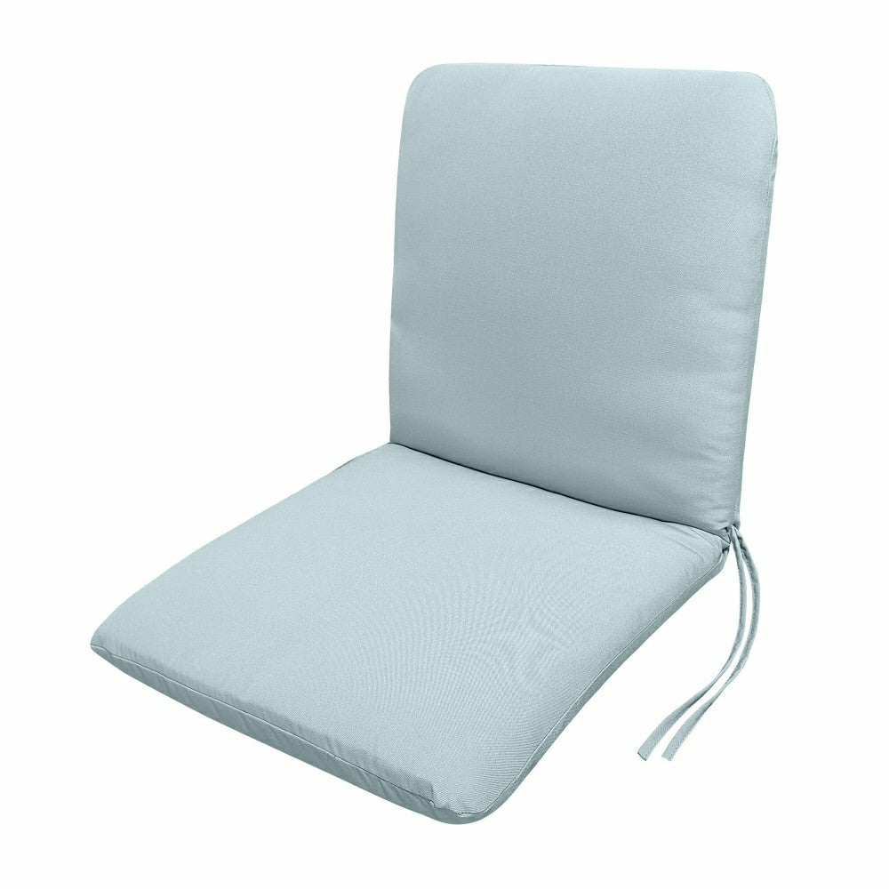 Plow & Hearth Classic Hinged Chair Cushion with Ties