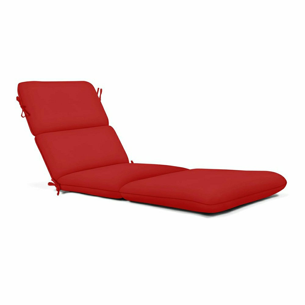 Plow & Hearth Sunbrella Premium Chaise Cushion with Ties