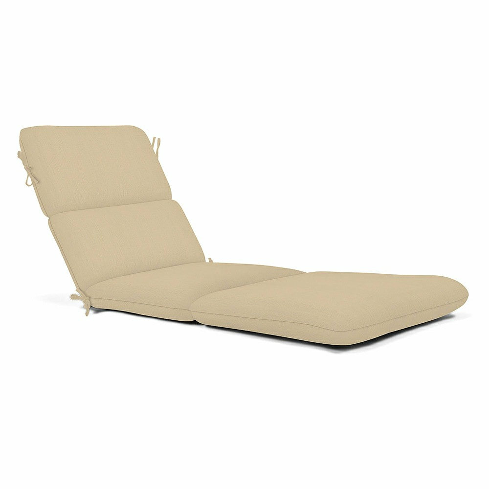 Plow & Hearth Sunbrella Premium Chaise Cushion with Ties
