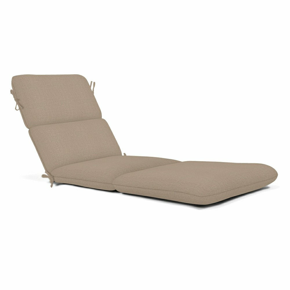 Plow & Hearth Sunbrella Premium Chaise Cushion with Ties