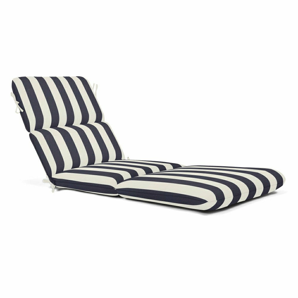 Plow & Hearth Sunbrella Premium Chaise Cushion with Ties