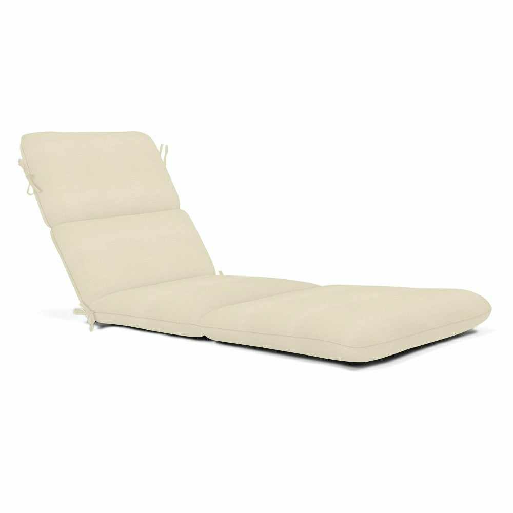 Plow & Hearth Sunbrella Premium Chaise Cushion with Ties