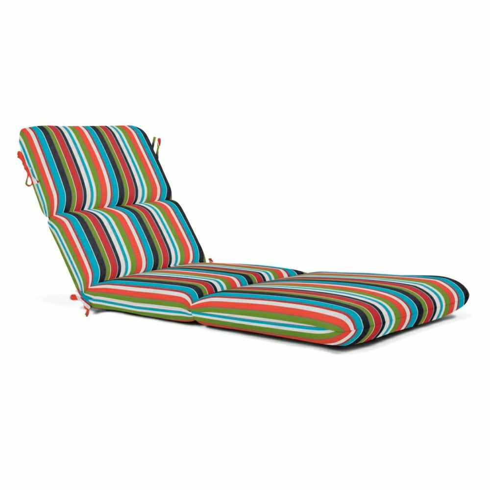 Plow & Hearth Sunbrella Premium Chaise Cushion with Ties
