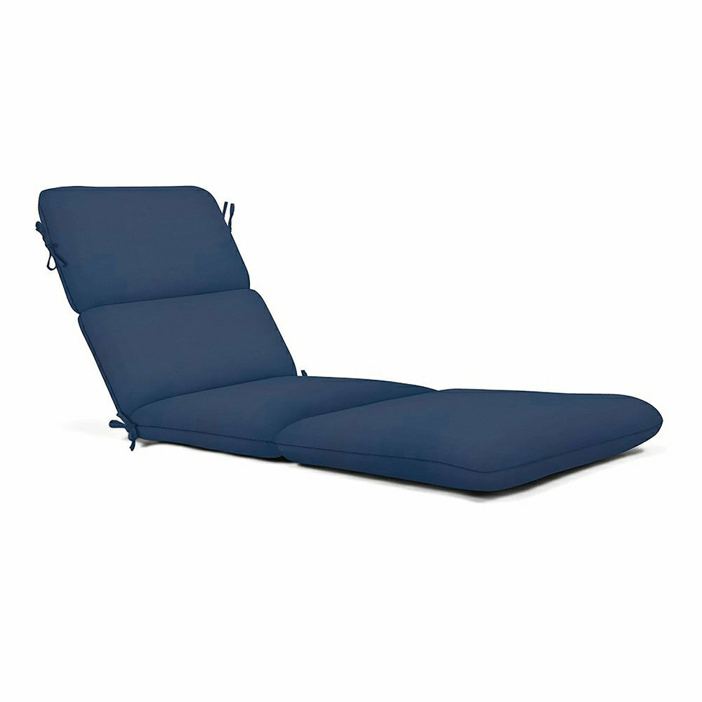 Plow & Hearth Sunbrella Premium Chaise Cushion with Ties