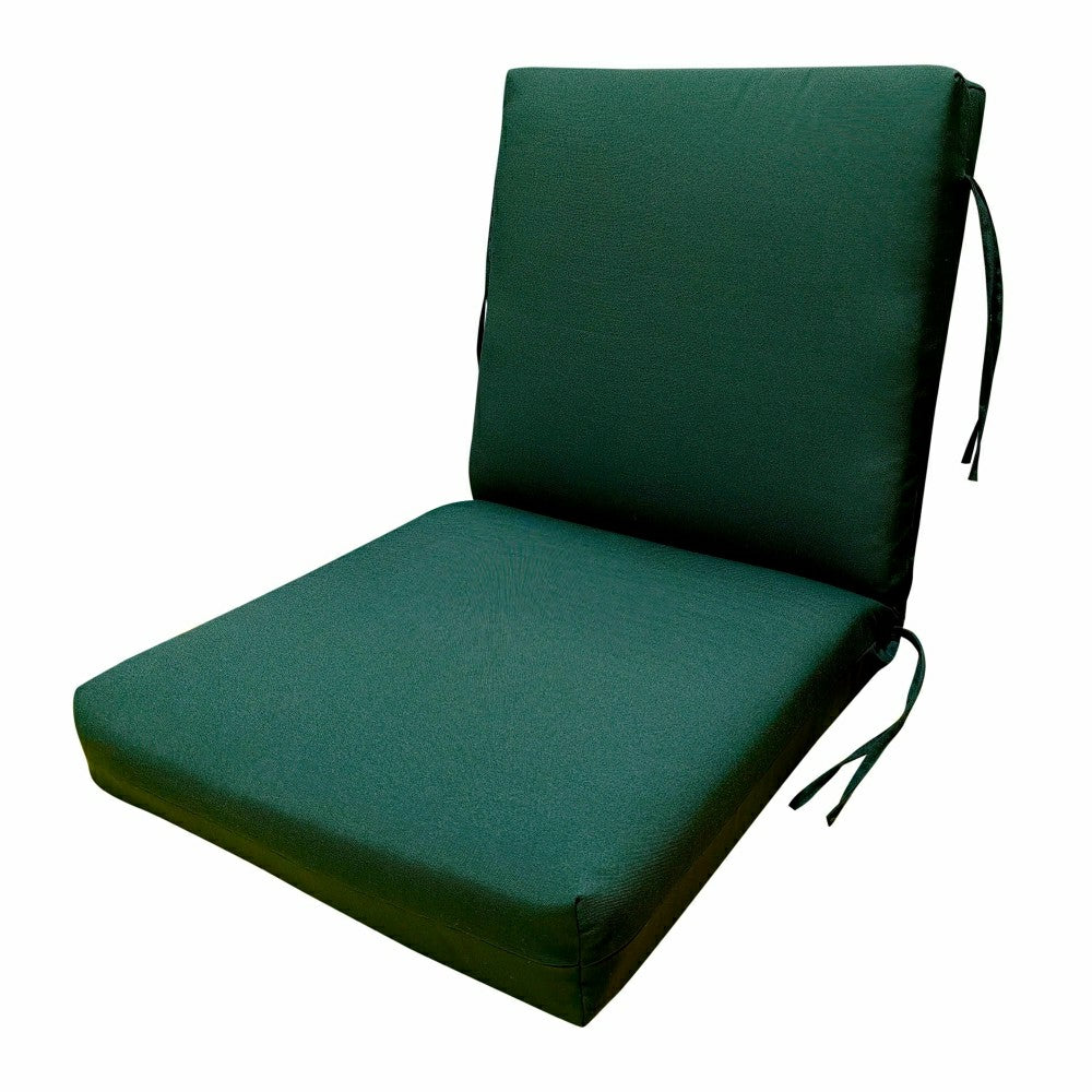 Plow & Hearth Classic Club Cushion with Ties