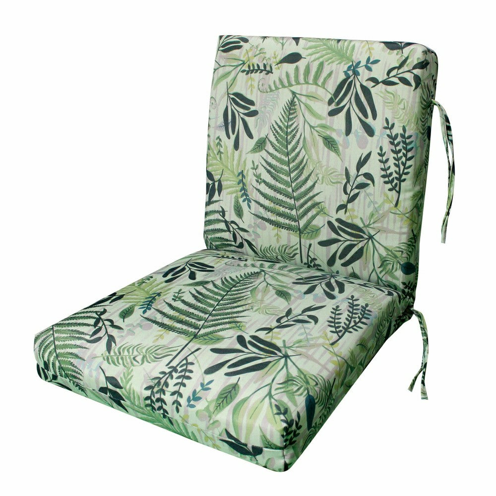 Plow & Hearth Classic Club Cushion with Ties
