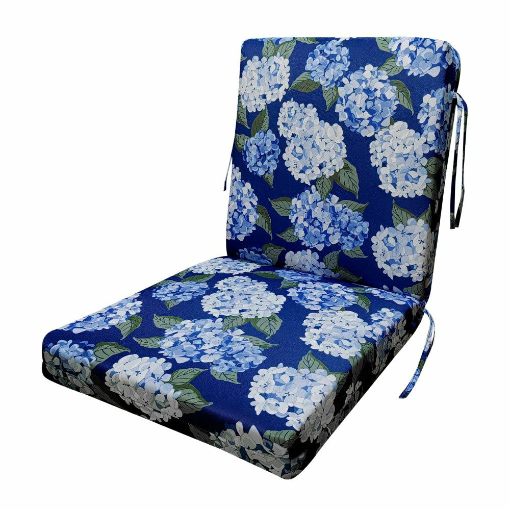Plow & Hearth Classic Club Cushion with Ties