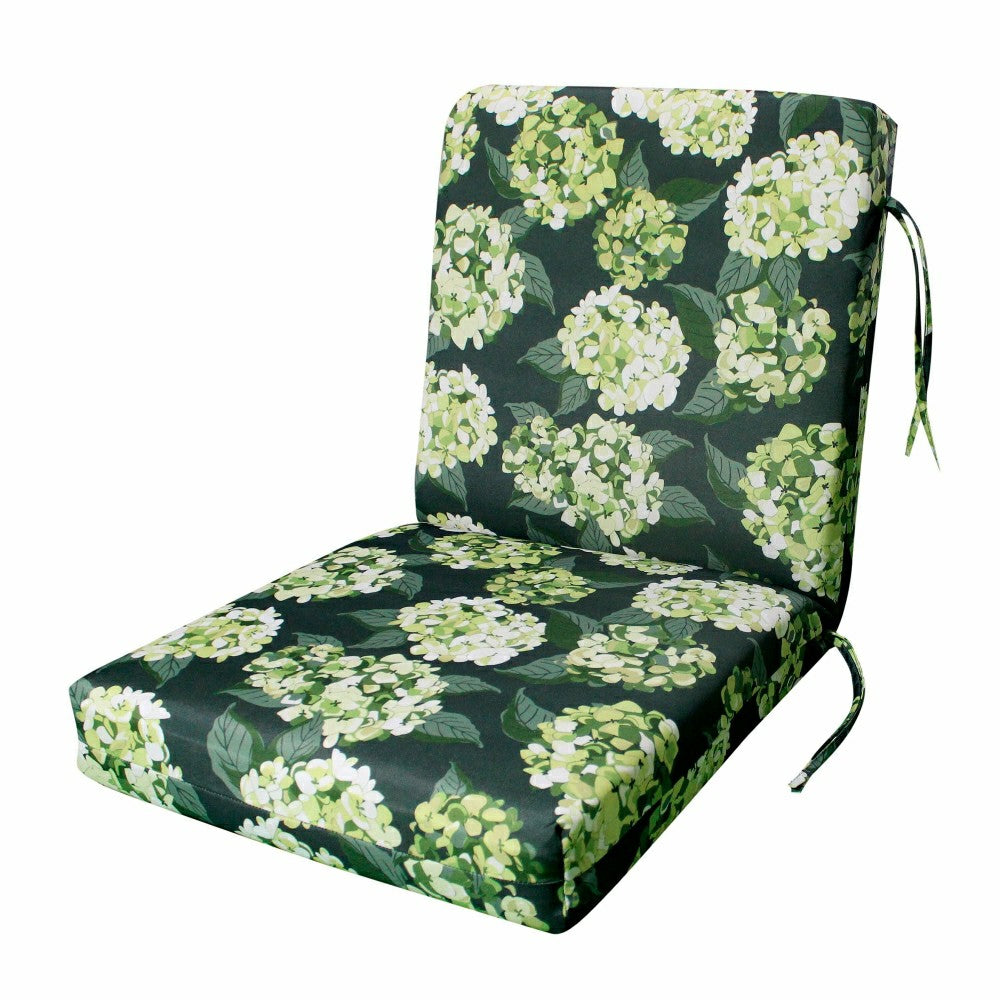 Plow & Hearth Classic Club Cushion with Ties