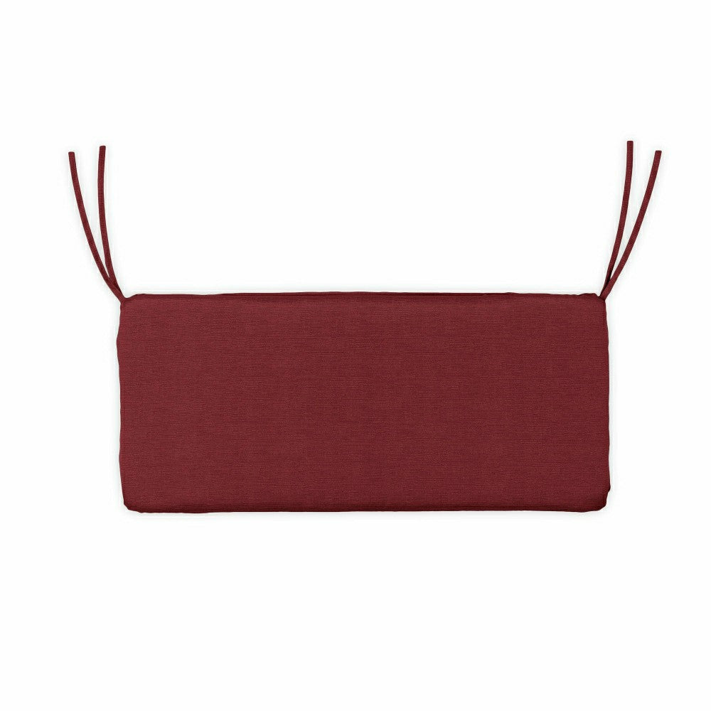 Plow & Hearth Classic Bench/Glider Cushion with Ties, 41" x 20" x 3"