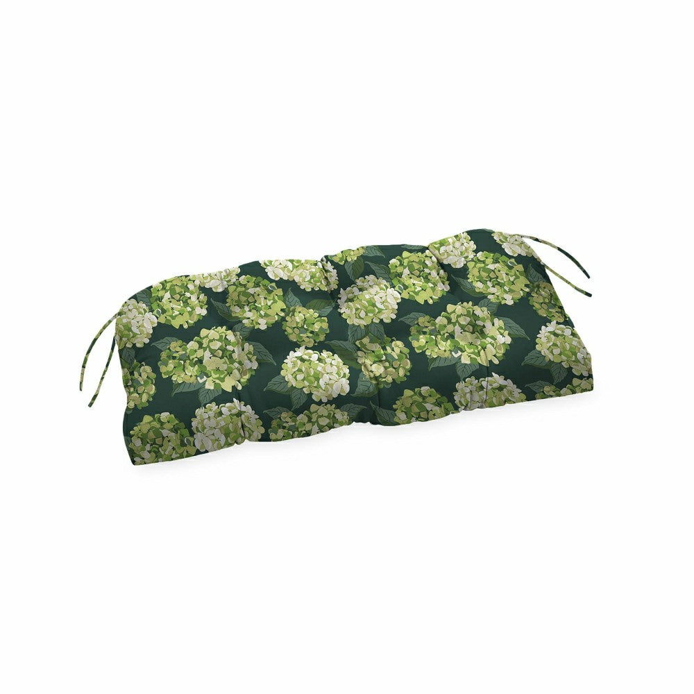 Plow & Hearth Classic Swing/Bench Cushion with Ties, 54"
