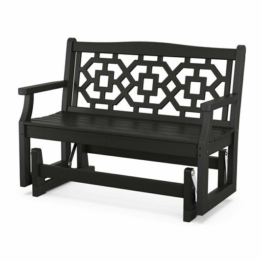 Plow & Hearth POLYWOOD® Chinoiserie Glider