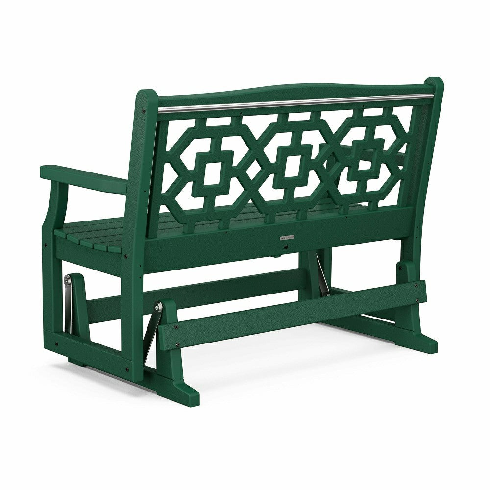 Plow & Hearth POLYWOOD® Chinoiserie Glider