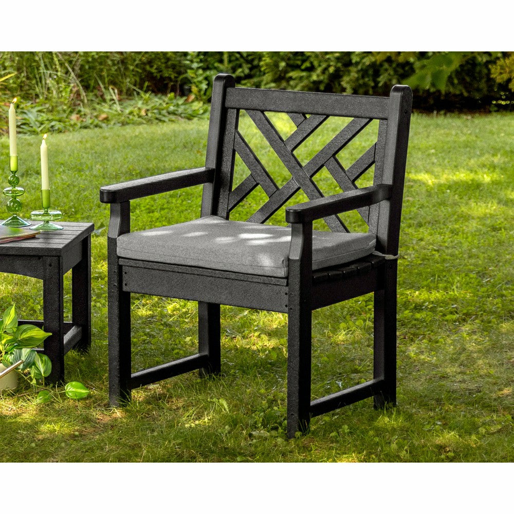 Plow & Hearth POLYWOOD® Chippendale Garden Armchair
