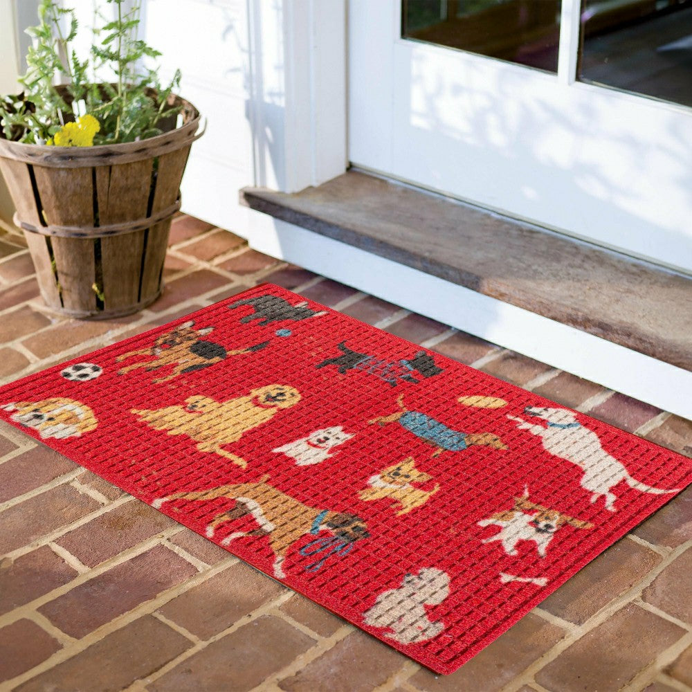 Plow & Hearth Dog Park Deluxe WaterHog® Mat