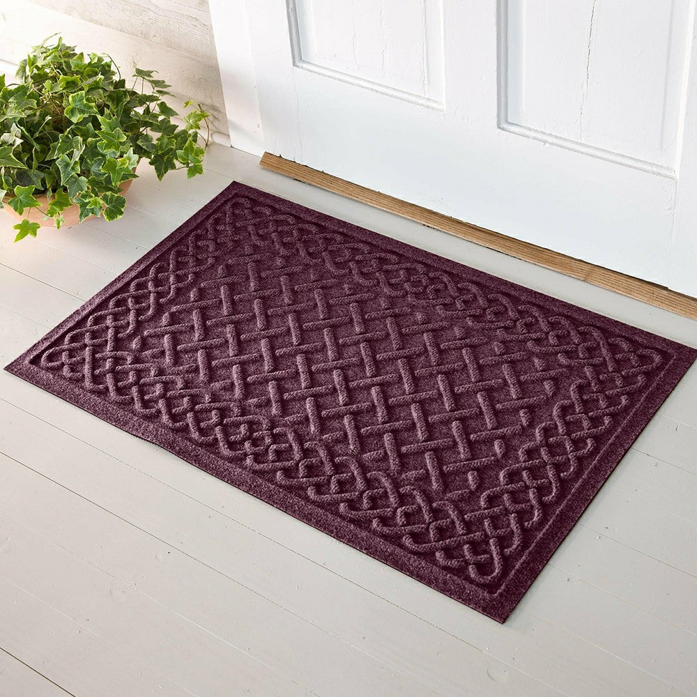 Plow & Hearth WaterHog® Cable Weave Doormat, 2' x 3'
