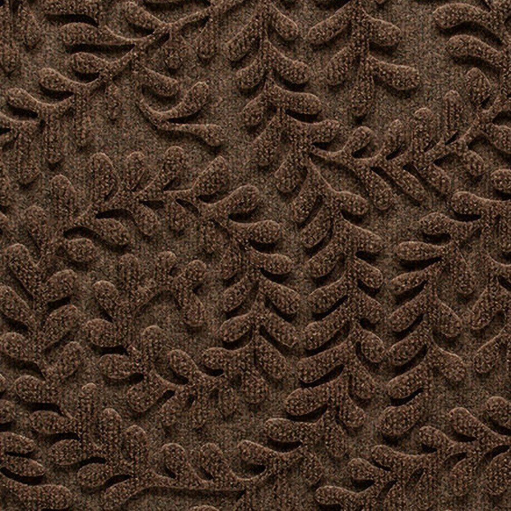 Plow & Hearth WaterHog® Indoor/Outdoor Leaves Half-Round Doormat, 24" x 39"