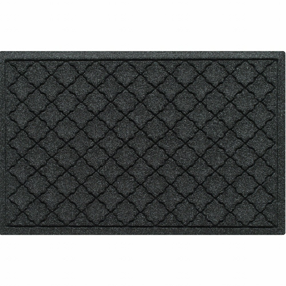 Plow & Hearth WaterHog® Indoor/Outdoor Geometric Doormat, 2' x 3'