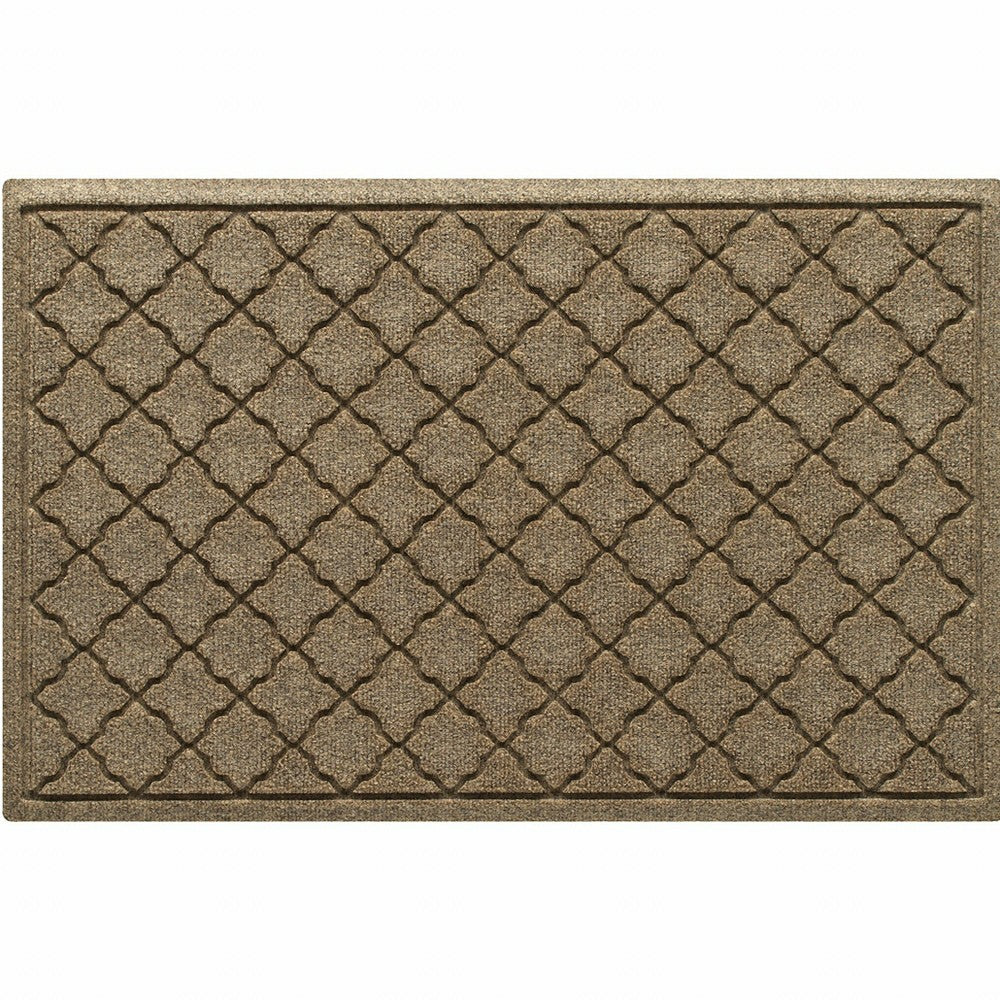 Plow & Hearth WaterHog® Indoor/Outdoor Geometric Doormat, 2' x 3'