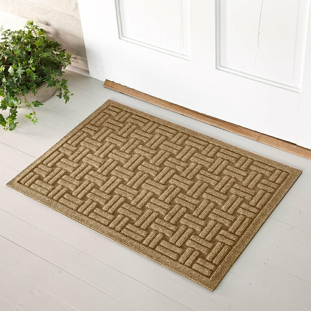 Plow & Hearth WaterHog® Basket Weave Doormat, 2' x 3'