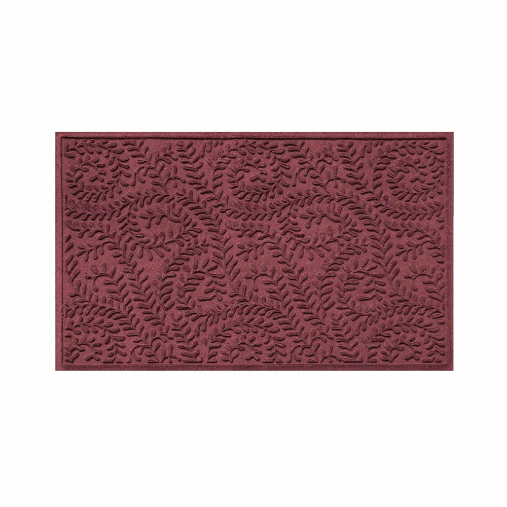 Plow & Hearth WaterHog® Indoor/Outdoor Leaves Doormat, 3' x 5'