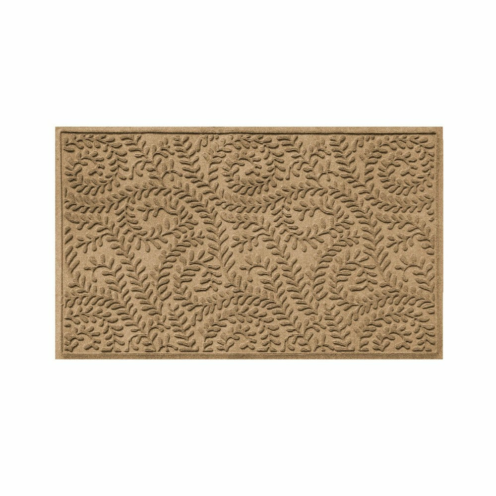 Plow & Hearth WaterHog® Indoor/Outdoor Leaves Doormat, 3' x 5'