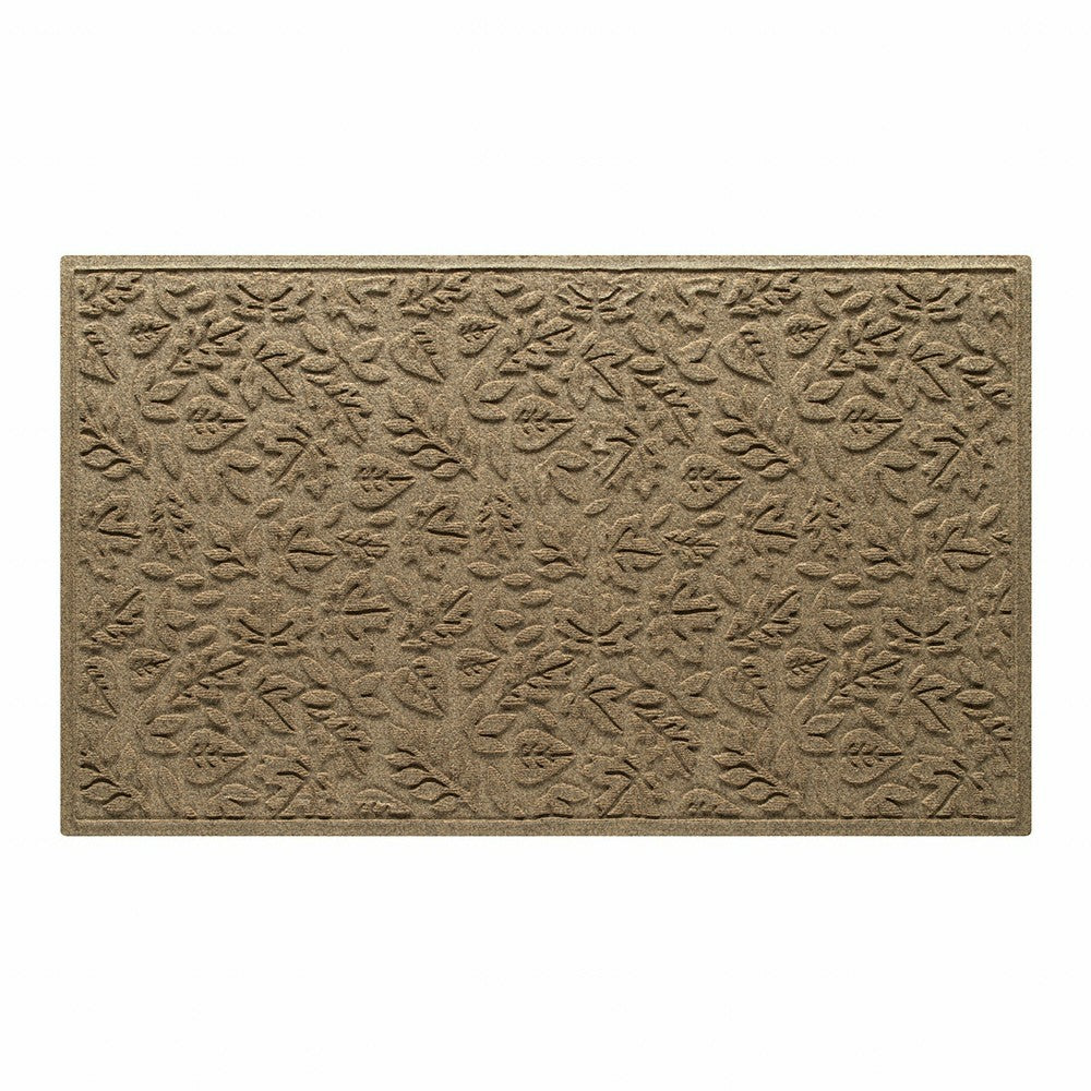 Plow & Hearth WaterHog® Indoor/Outdoor Leaves Doormat, 3' x 5'