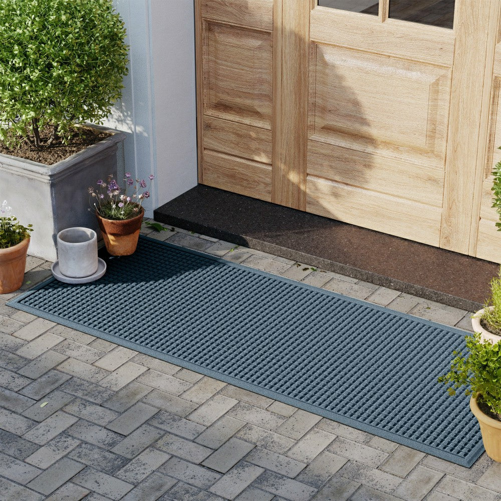 Plow & Hearth WaterHog® Indoor/Outdoor Cubes Doormat, 22" x 60"
