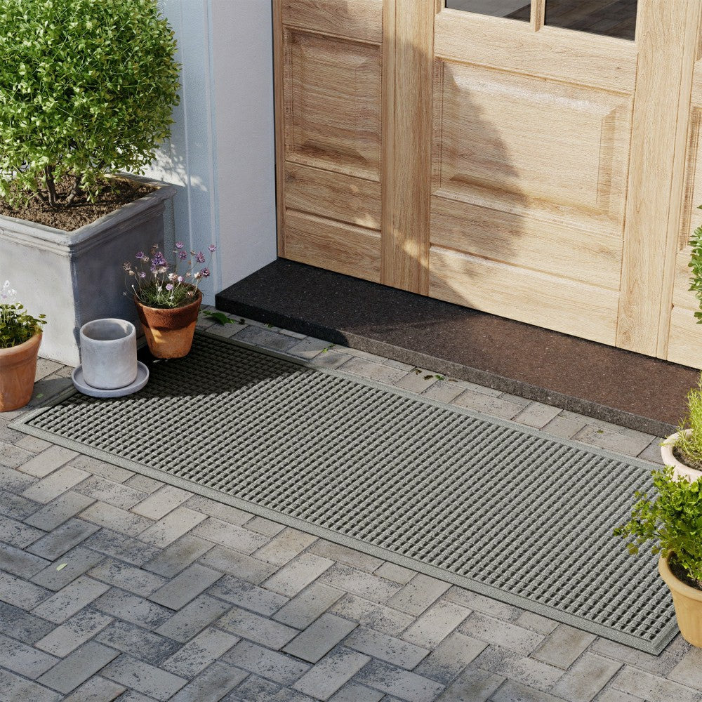 Plow & Hearth WaterHog® Indoor/Outdoor Cubes Doormat, 22" x 60"