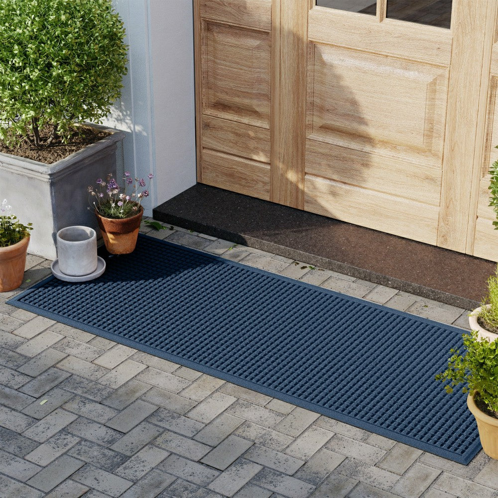 Plow & Hearth WaterHog® Indoor/Outdoor Cubes Doormat, 22" x 60"