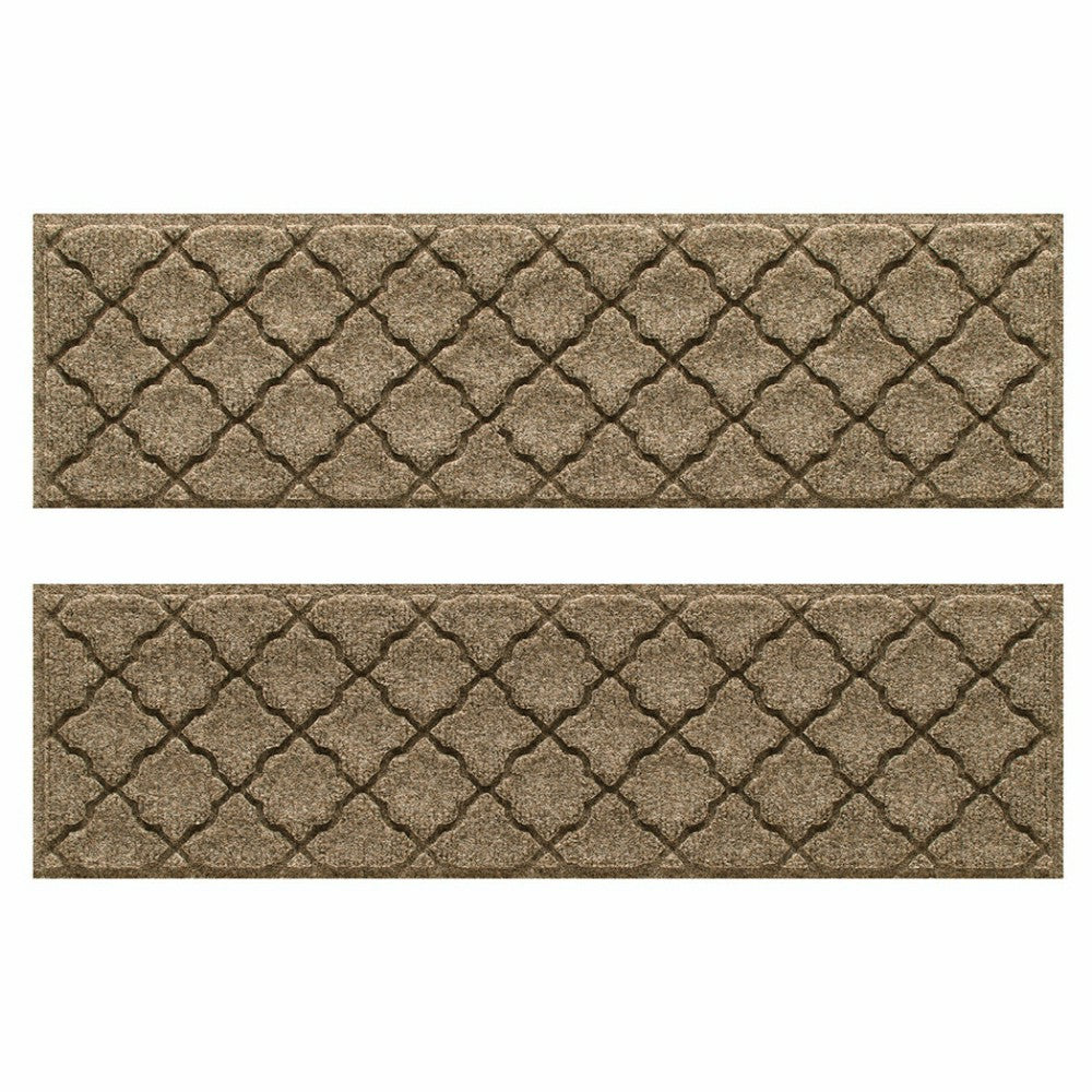 Plow & Hearth WaterHog® Cordova 8.5"x30" Indoor Outdoor Stair Treads, Set of 4