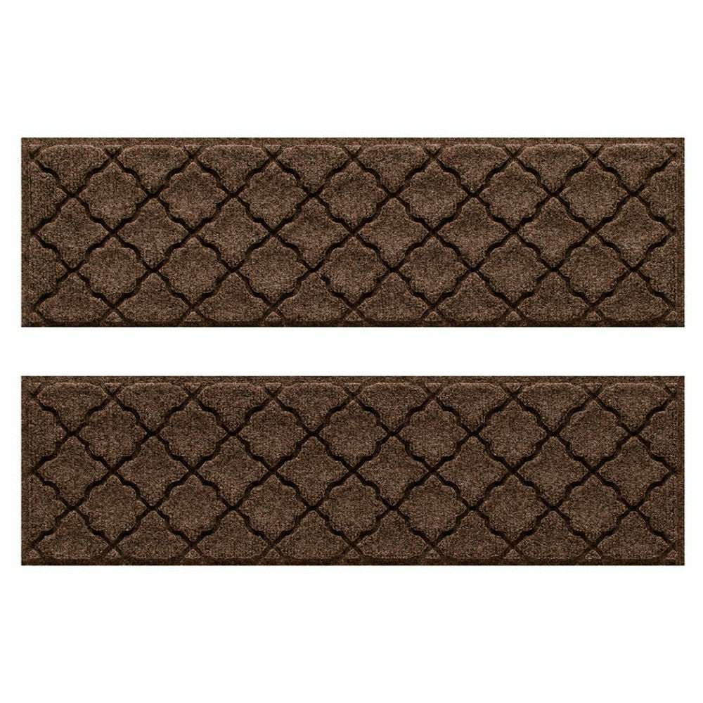 Plow & Hearth WaterHog® Cordova 8.5"x30" Indoor Outdoor Stair Treads, Set of 4