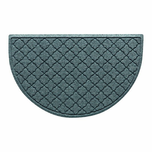 Plow & Hearth WaterHog® Cordova 24"x39" Half Round Indoor Outdoor Doormat