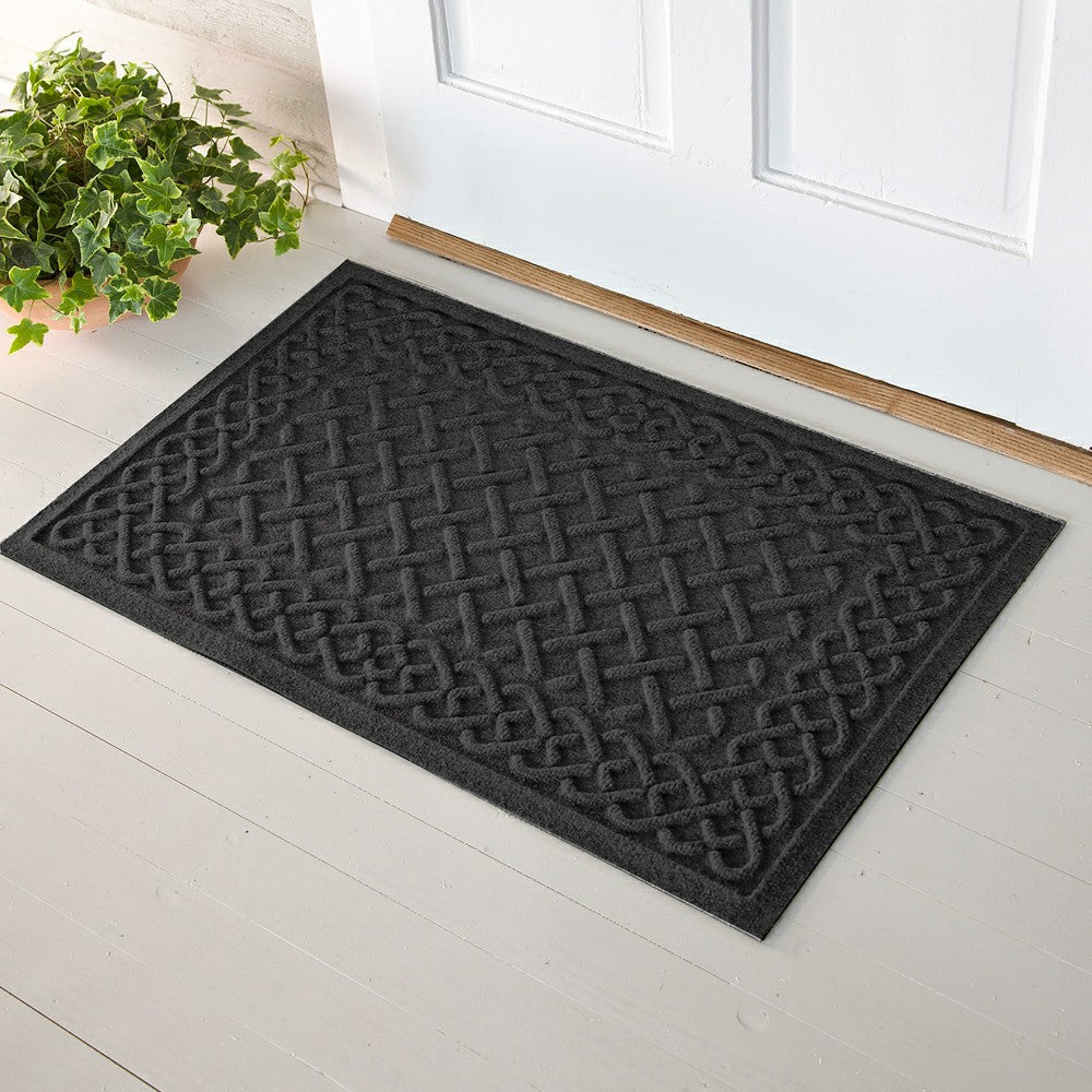 Plow & Hearth WaterHog® Cable Weave Doormat, 20" x 30"